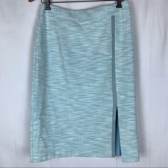 Nanette Lepore women's light blue/white skirt, 8 - Picture 1 of 7